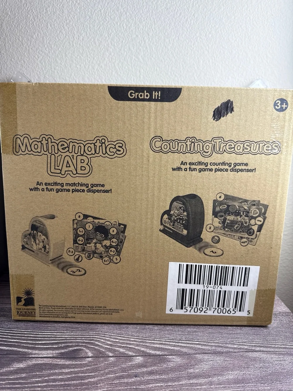 Grab It Mathematics Lab Counting Treasures Educational Game Sealed Age 3+